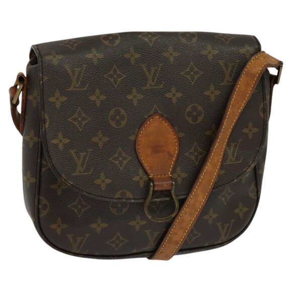 LOUIS VUITTON Monogram Saint Cloud GM Shoulder Bag LV Auth - Picture 1 of 16